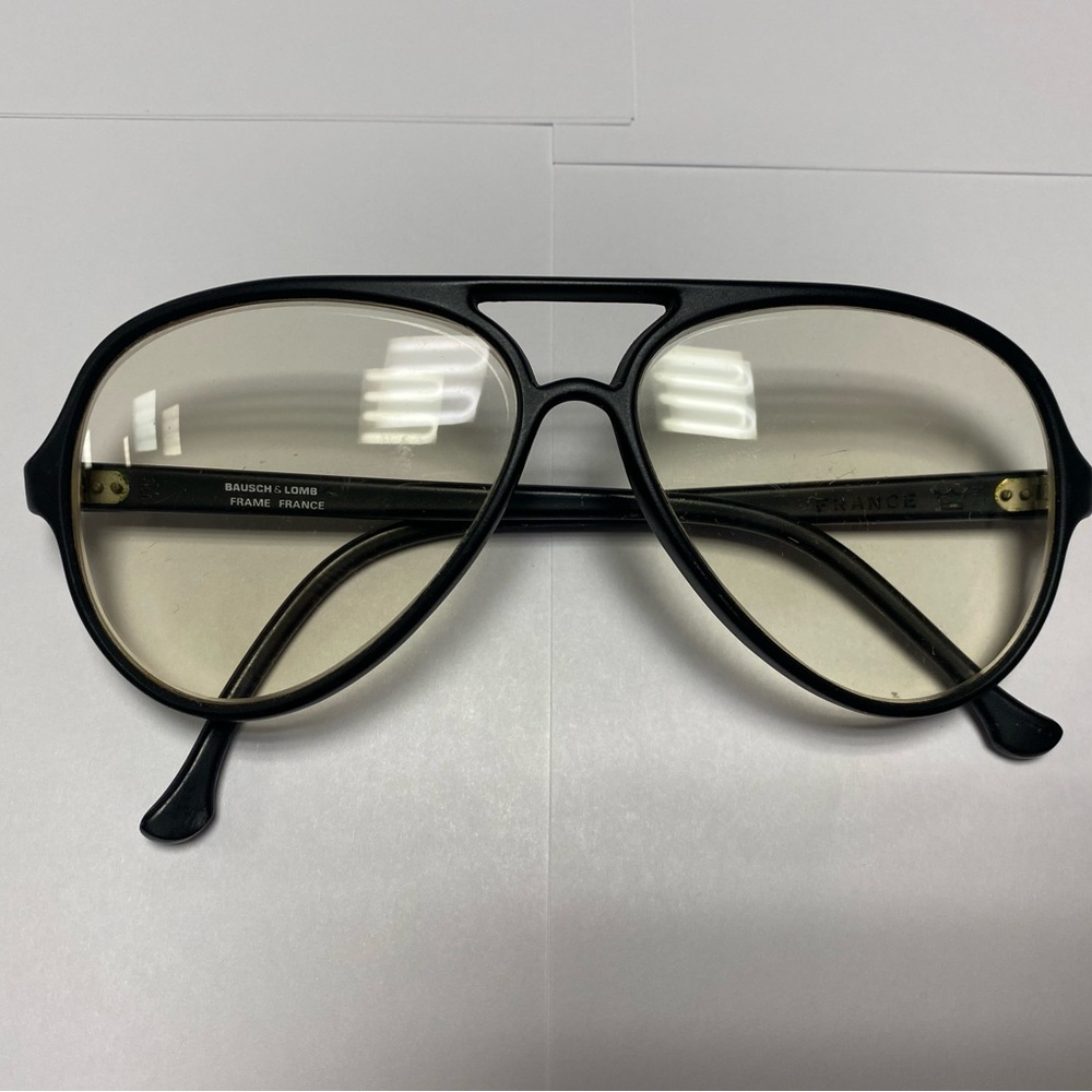 Ray-Ban Black Aviator Sunglasses with Light Tinted Lenses